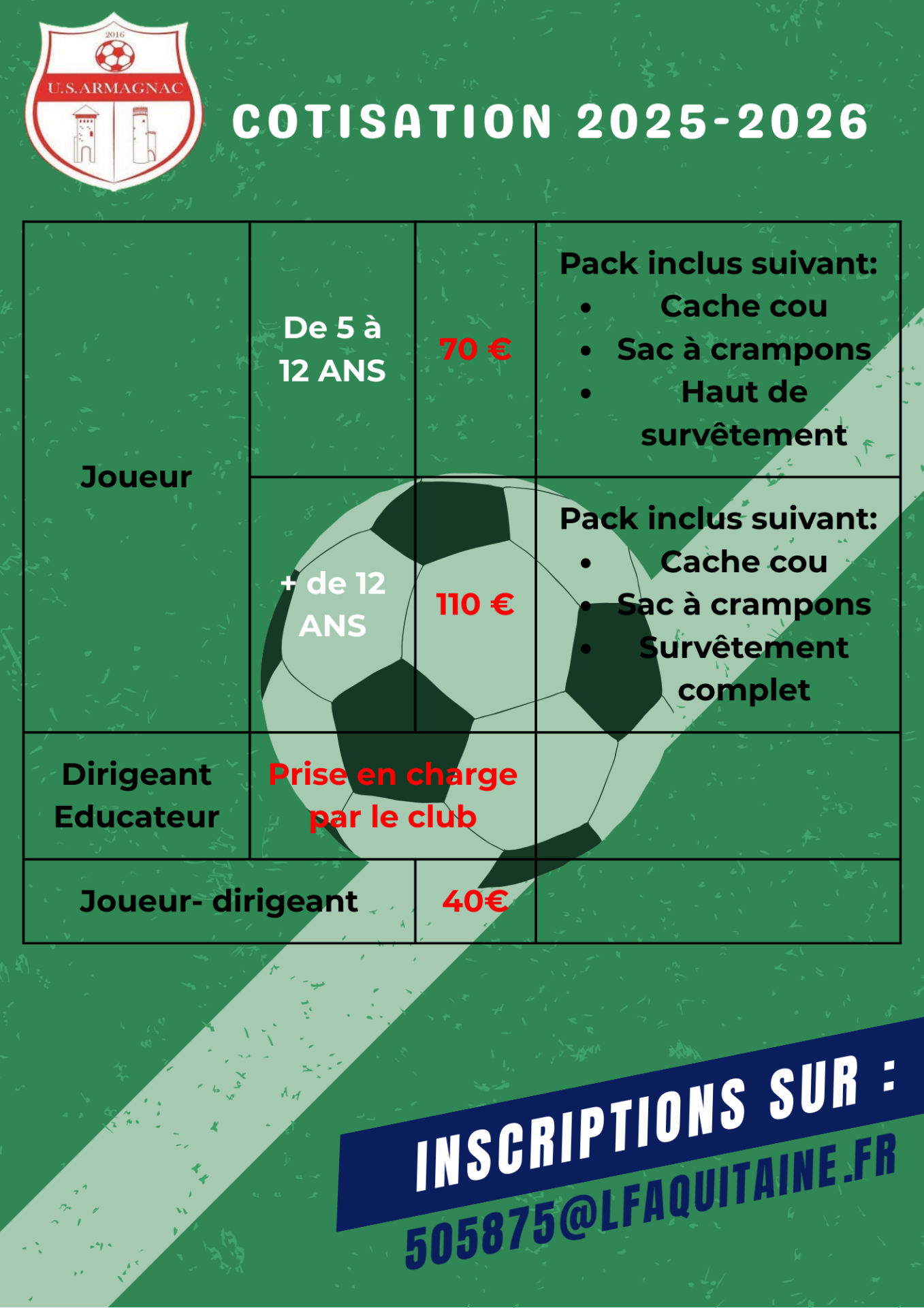 Affiche cotisation