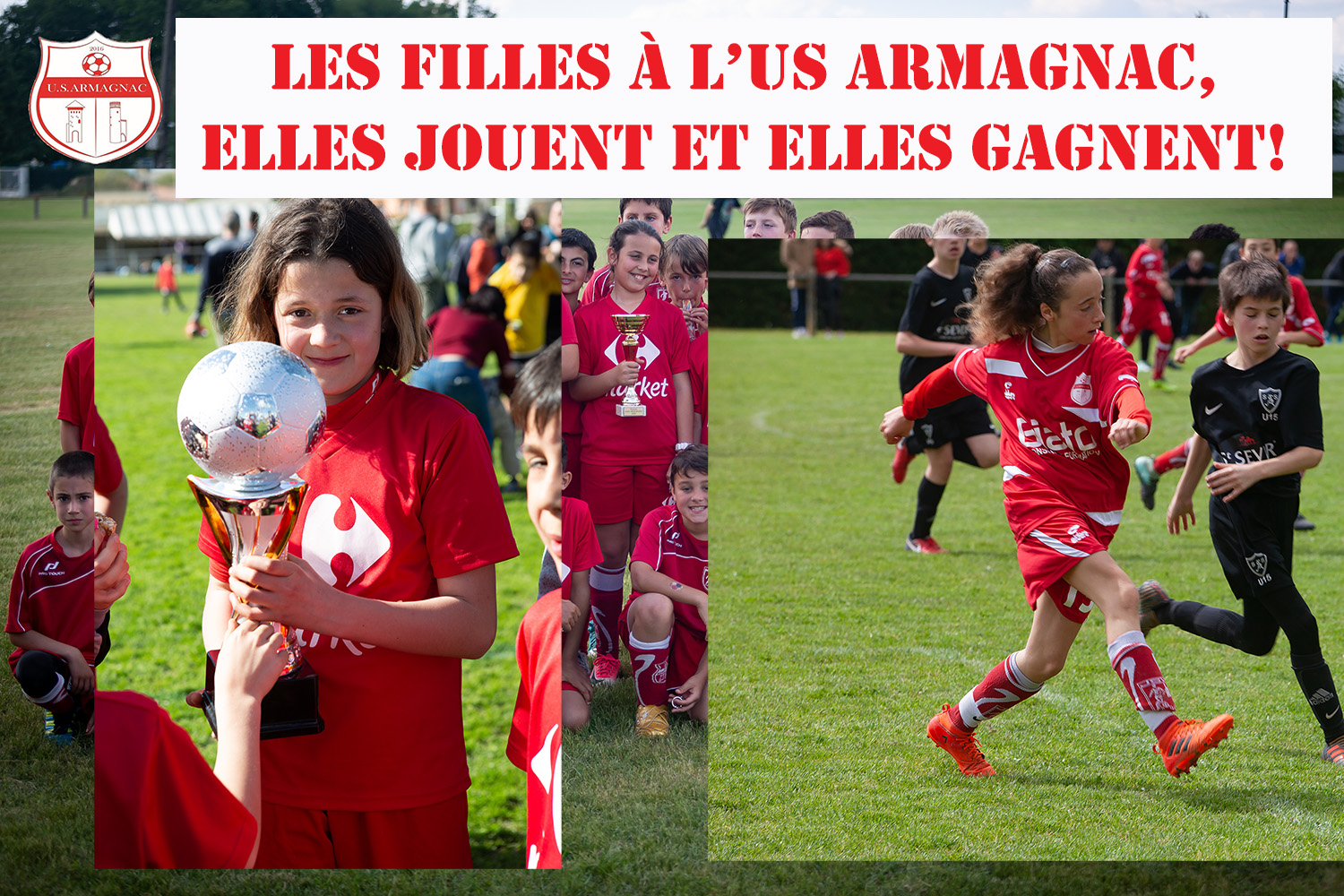 Les filles peuvent découvrir le foot de 5 à 35 ans